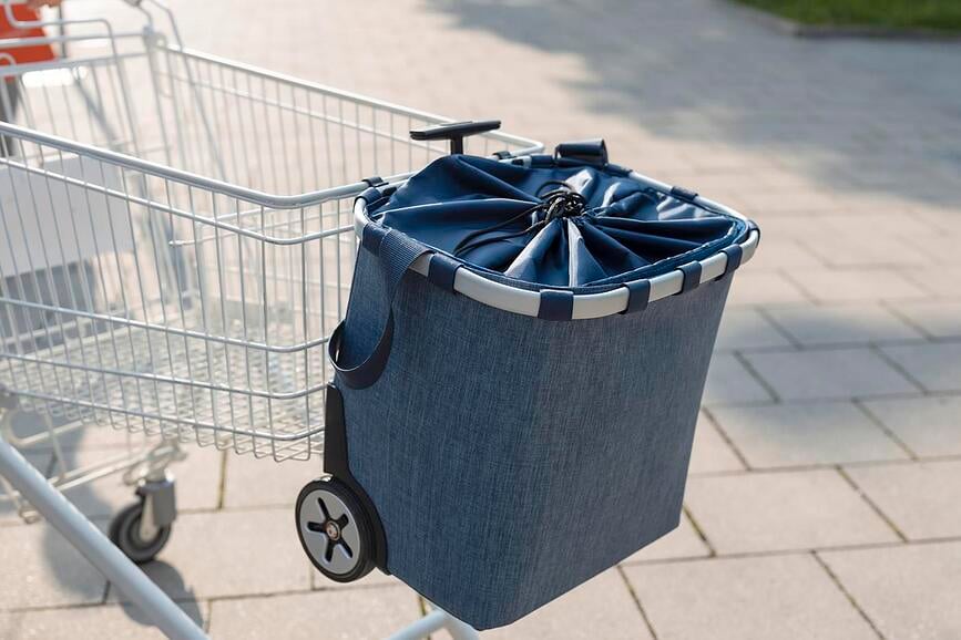 Cesta con Ruedas Carrycruiser, estampado de leopardo