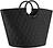 Cesta de almacenaje Loophome Frame, con rombos, S, negro
