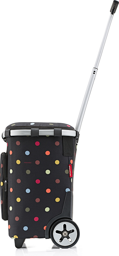 Cesta con Ruedas Carrycruiser Plus, estampado de lunares de colores
