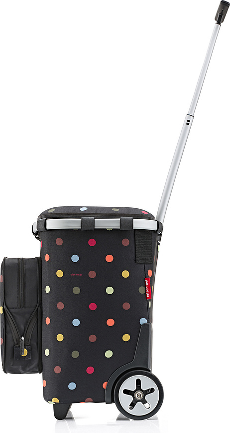 Cesta con Ruedas Carrycruiser Plus, estampado de lunares de colores
