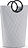 Cestello portaoggetti Loophome Frame diamanti M grigio chiaro
