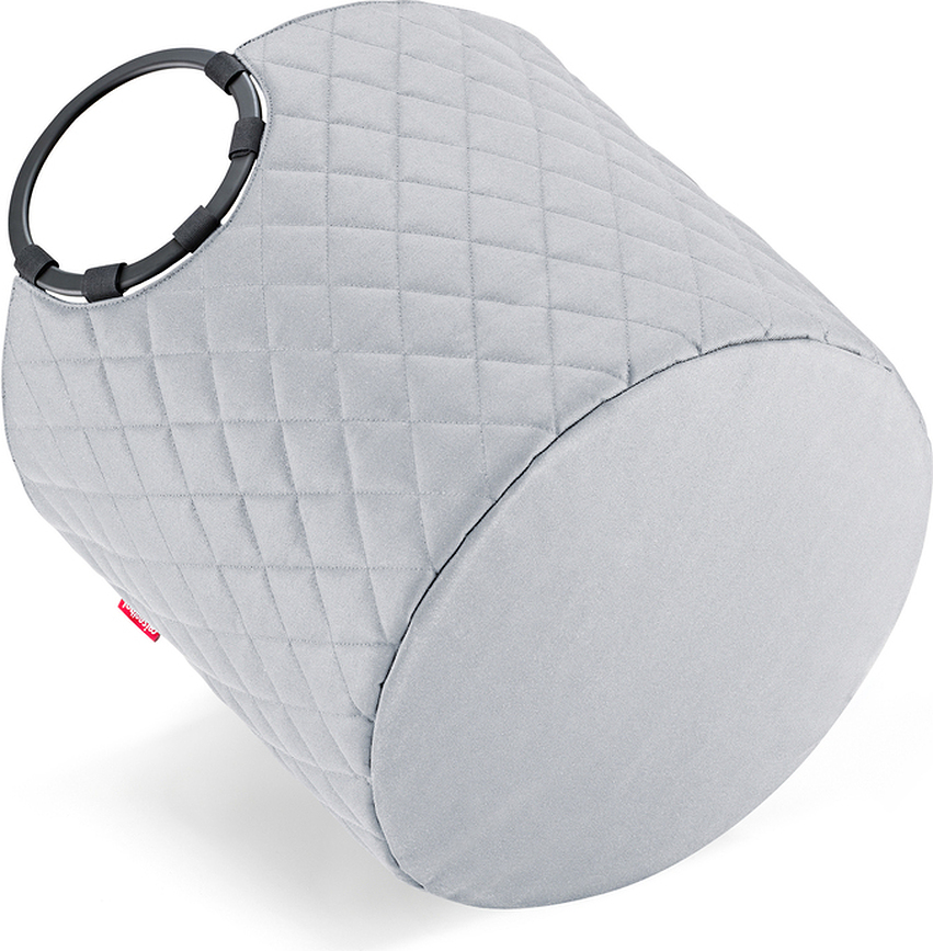 Cestello portaoggetti Loophome Frame diamanti S grigio chiaro