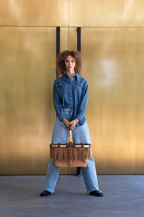 Cestino per la spesa Carrybag Western riciclato