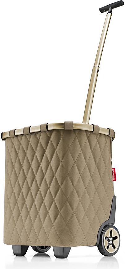 Cesto su ruote Carrycruiser trapuntato, oliva