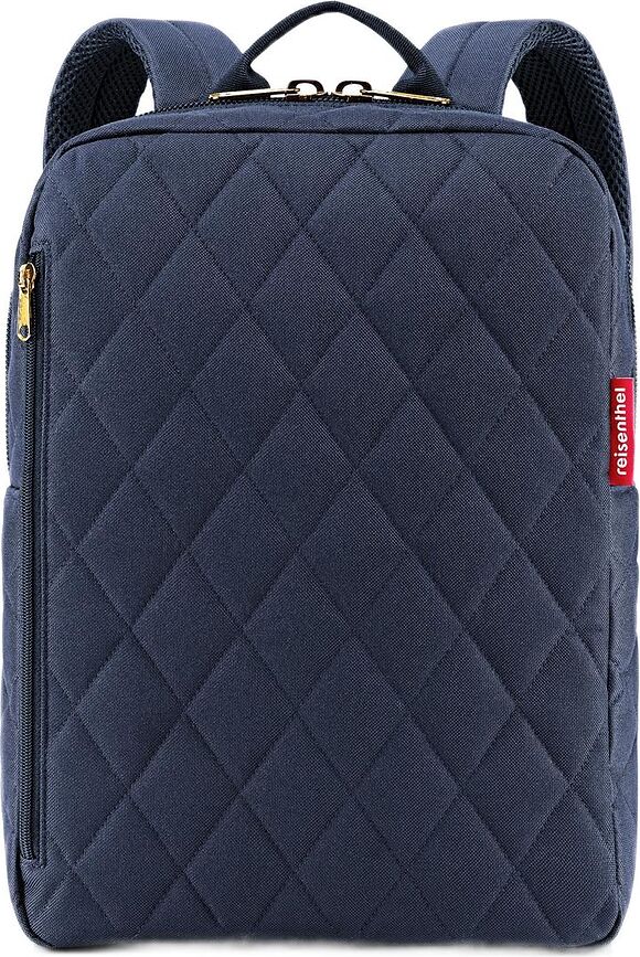 Classic Backpack M navy blue quilted