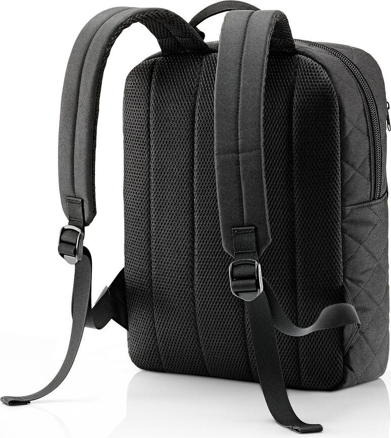 Classic Sac à Dos M, noir, matelassé