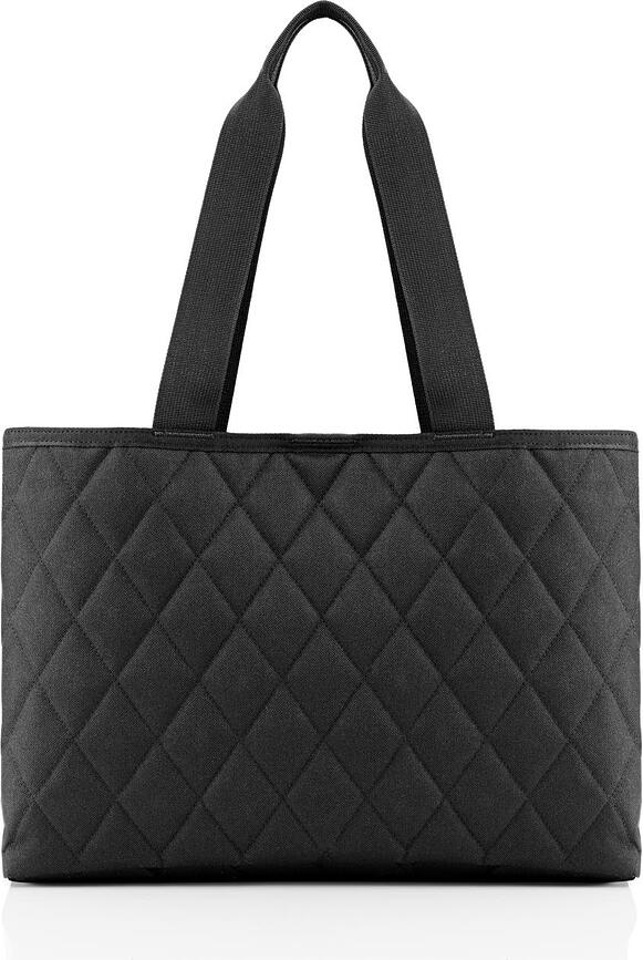 Classic Sac Shopper matelassé, taille L, bleu marine