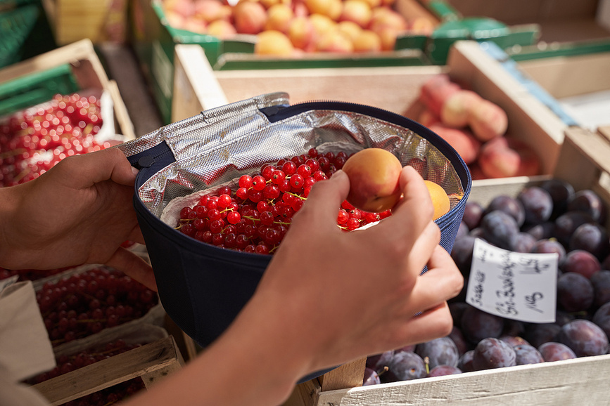 Coolerbag Pocket Twist Sac Isotherme Taille S, gris