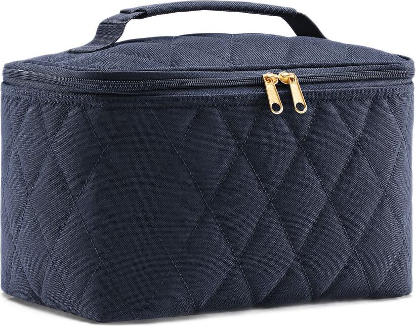 Cosmetic Case Kosmetiktasche marineblau gesteppt