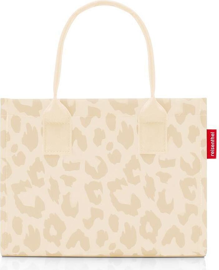 Daily Shopper XS leopard print bag, beige, recycled