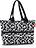 e1 Torba Shopper leopard uzorak siva