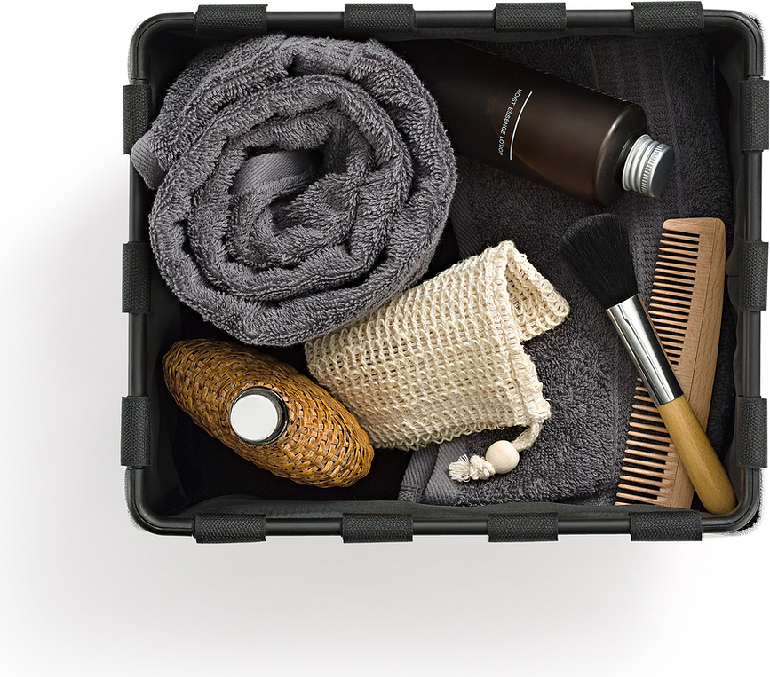 Framebox Boîte de Rangement, matelassée, taille S, noire