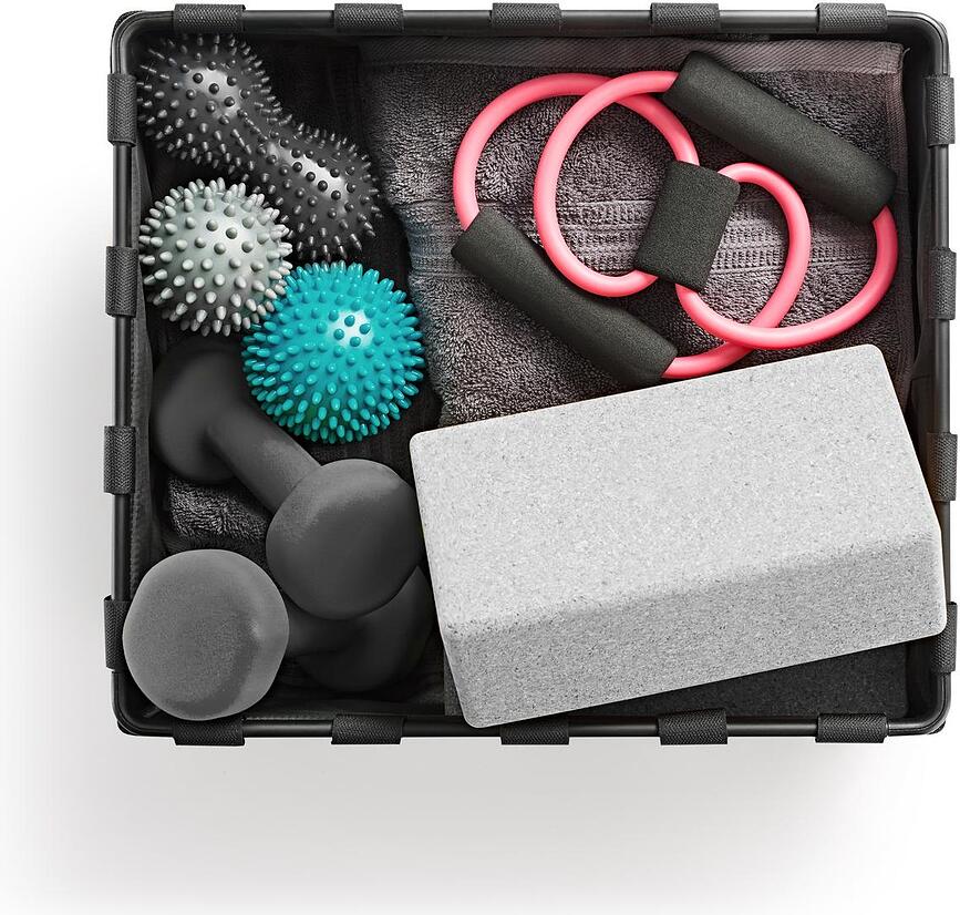 Framebox Kutija L univerzalna prošivena crna