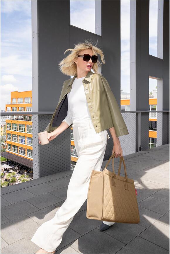 Daily Shopper ΤΣΑΝΤΑ Shopper, καπιτονέ, μαύρη