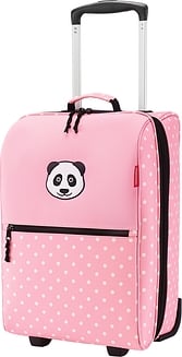 Koferis Trolley Kids Panda Dots rozā XS