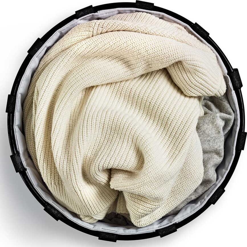 Košara za pohranu Homebasket Frame, rombovi, L, svijetlosiva
