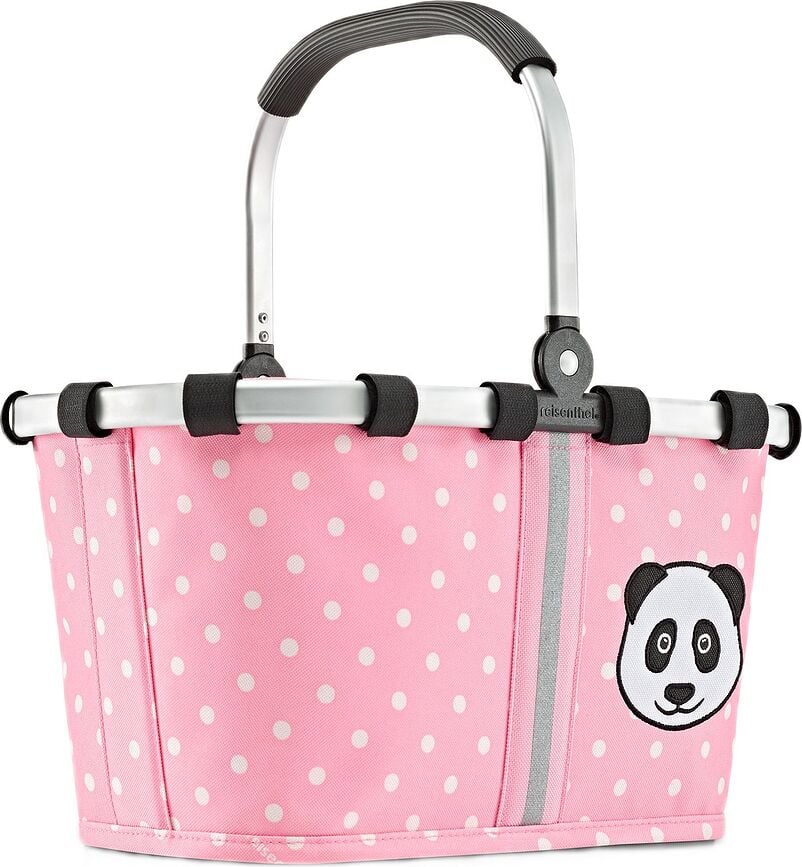 Košík Carrybag Kids Panda Dots XS ružový