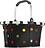 Кошик Carrybag у кольорові крапки XS, чорний