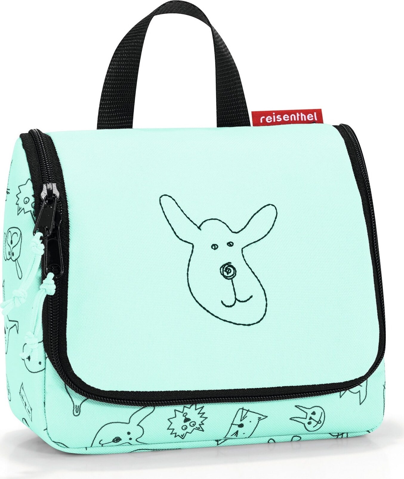 Kosmetyczka Toiletbag S Cats and Dogs miętowa