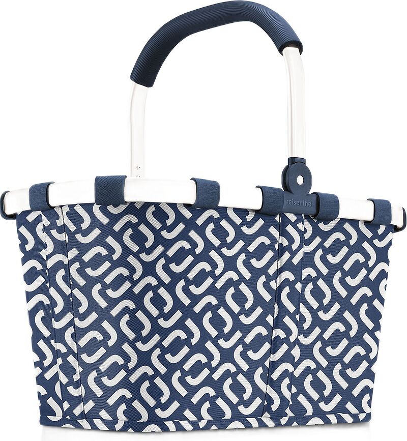 Kurve sæt Carrybag blå og hvid