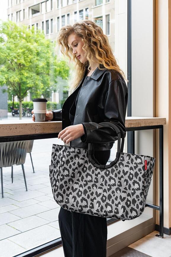 Loopshopper Torba, vzorec leopard, velikost L