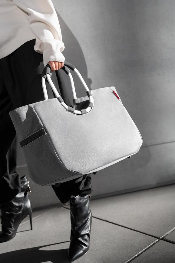 Loopshopper L Τσάντα, ανοιχτό γκρι