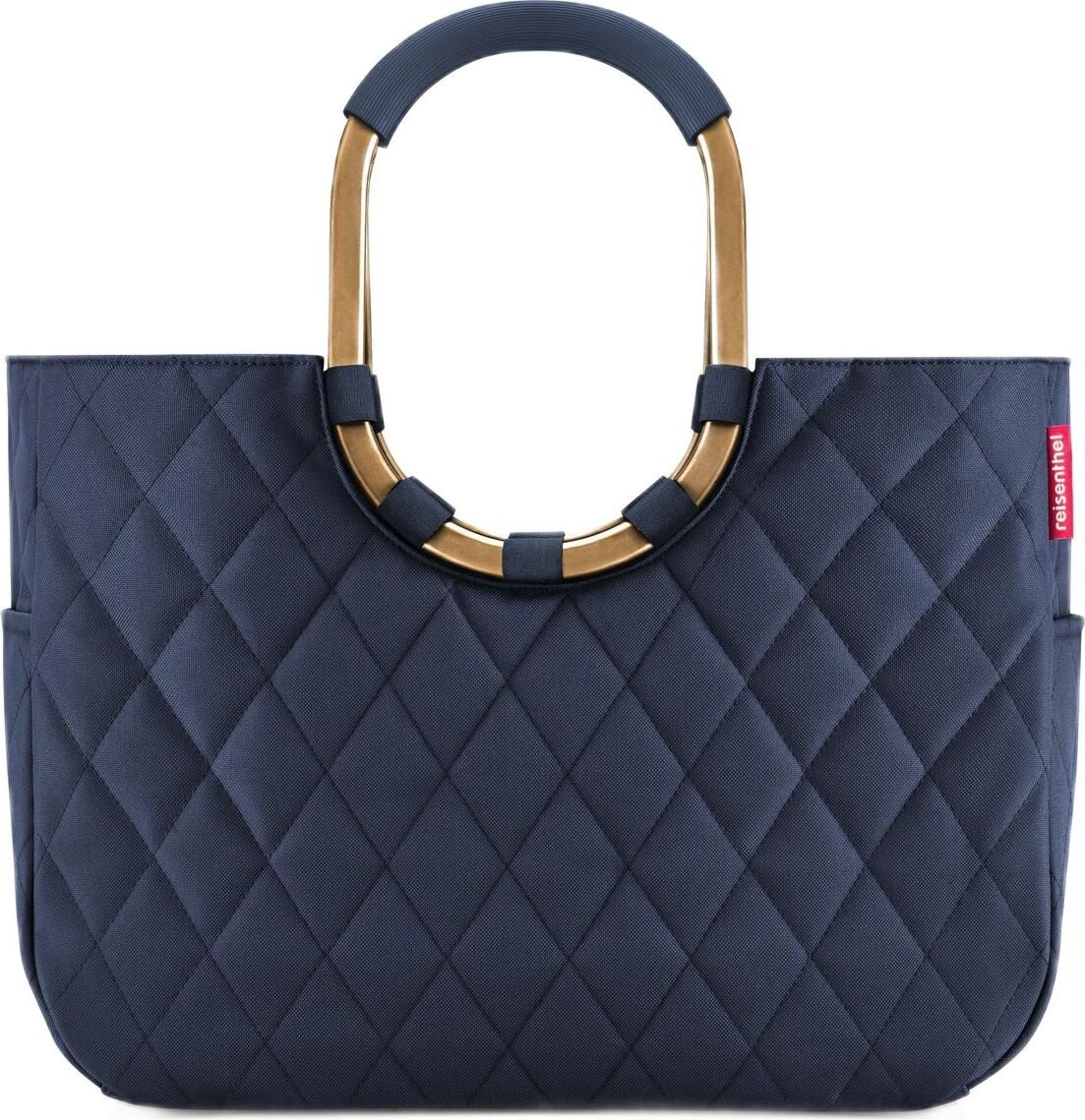 Loopshopper Tasche L marineblau gesteppt