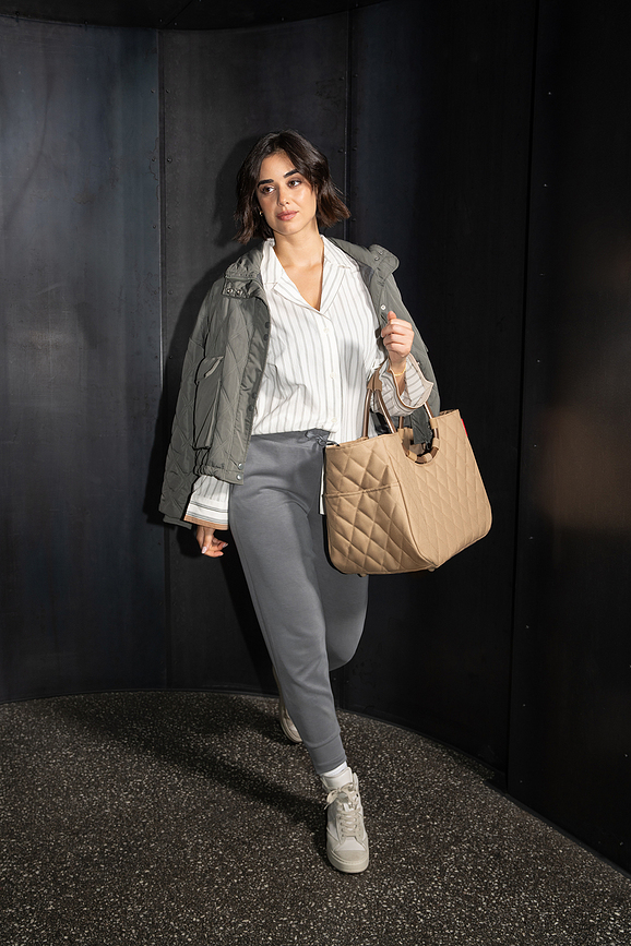 Loopshopper L Torba prošivena tamnoplava