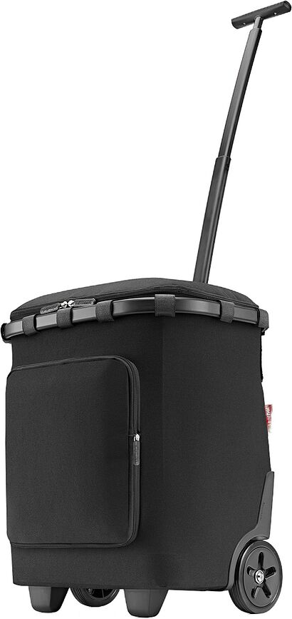 Mandje met wielen Carrycruiser Plus zwart