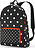 Mini Maxi Rucksack Rucksack gepunktet schwarz-rot