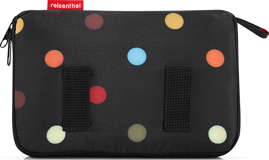 Mini Maxi Rucksack Sac à Dos à pois, noir et rouge