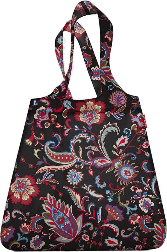 Mini Maxi Shopper Paisley Einkaufstasche schwarz