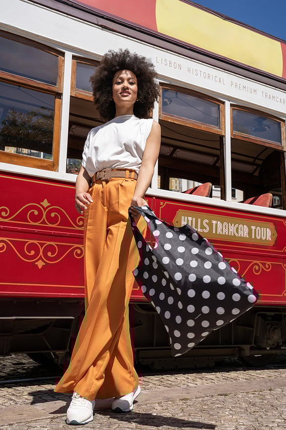 Mini Maxi Shopper Sac de Courses, à motif léopard