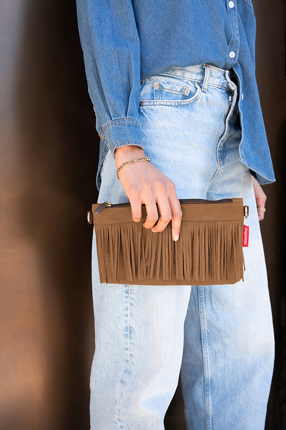 Mini Pouch Western taske af genanvendt materiale