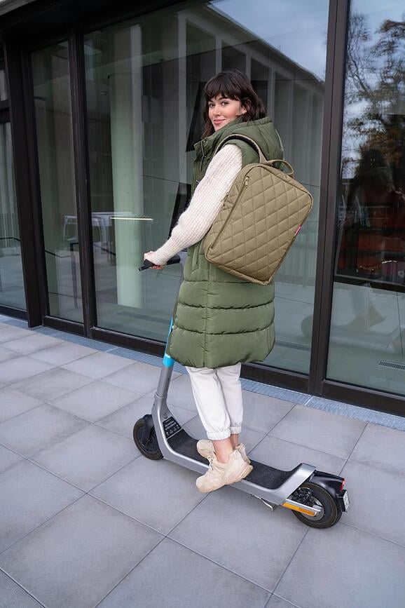 Mochila acolchada Classic, talla M, negra