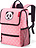 Mochila Reisenthel Kids, con estampado de panda, 5 L, rosa