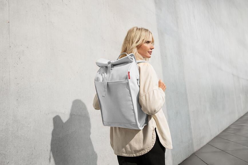 Mochila Urban Rolltop, gris oscuro