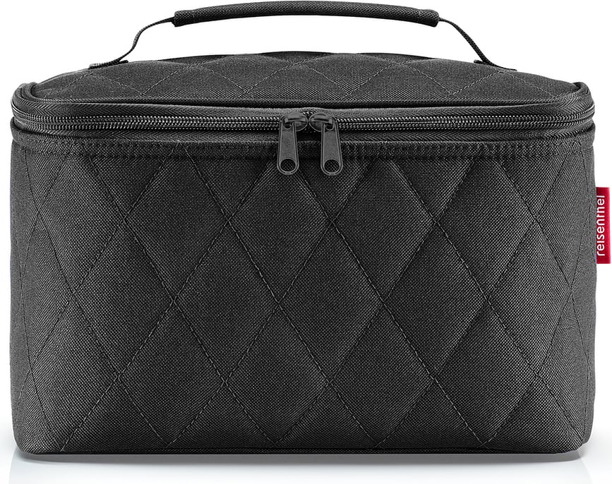 Neceser acolchado, beige oscuro