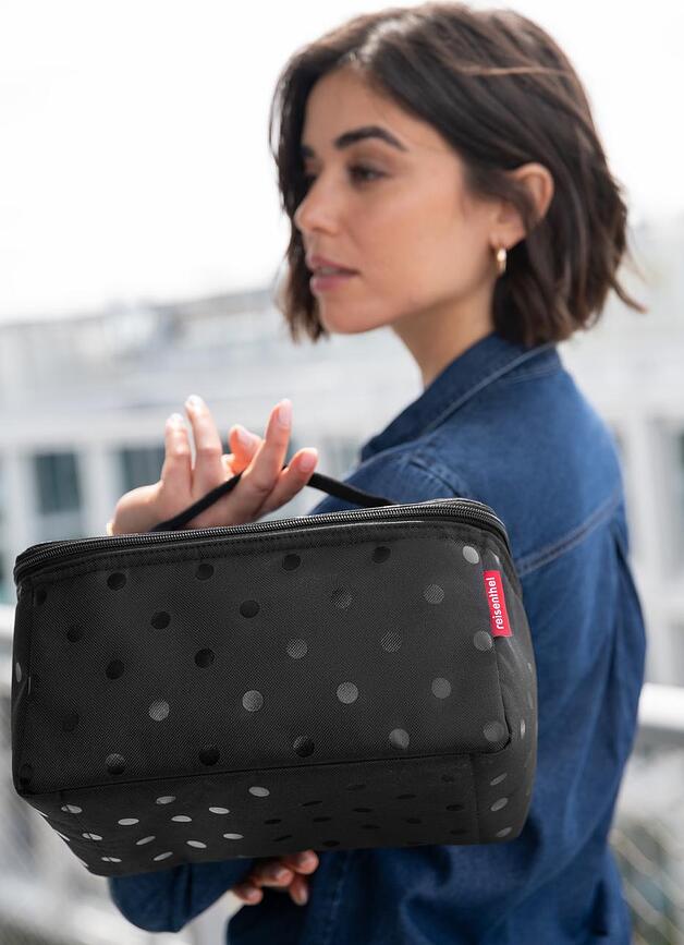 Neceser Beautycase, de lunares blancos