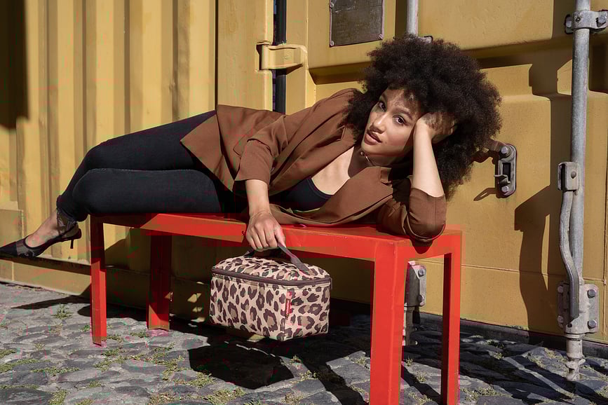 Neceser Beautycase, de lunares blancos