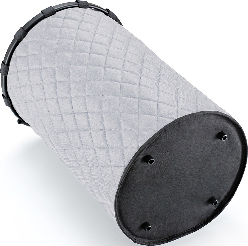 Opbergmand Homebasket Frame met ruiten L lichtgrijs