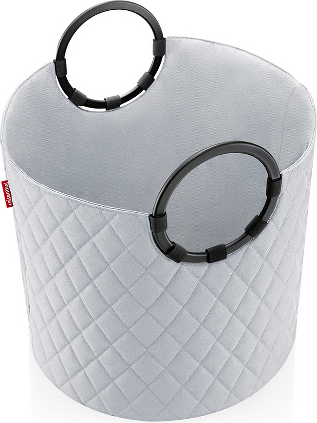 Opbergmand Loophome Frame met ruiten S lichtgrijs