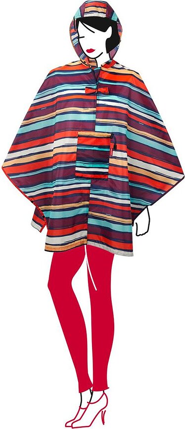 Poncho impermeable Reisenthel, estampado de leopardo