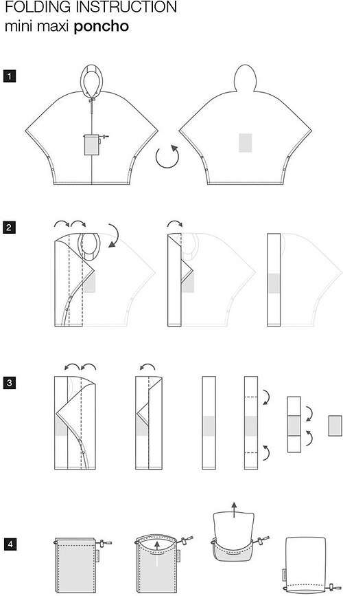 Poncho impermeable Reisenthel, estampado de leopardo