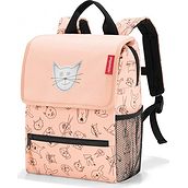 Reisenthel Kids Backpack Cats And Dogs peach