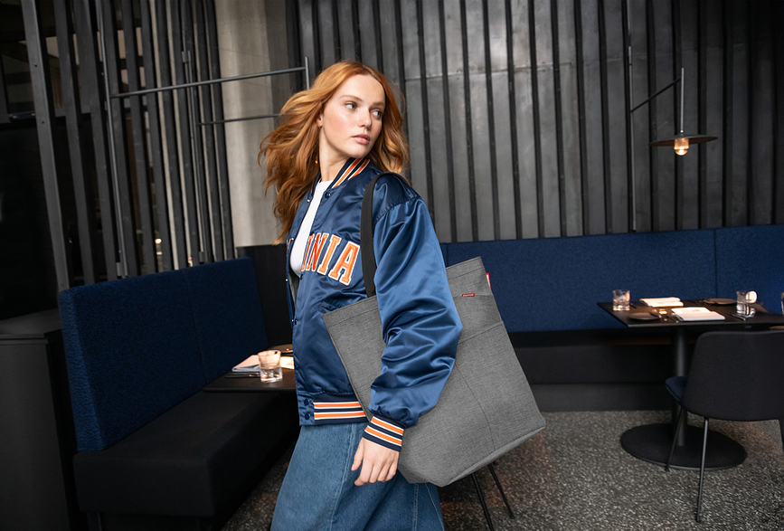 Reisenthel Twist Torba s torbico, temno siva, 2 kosa