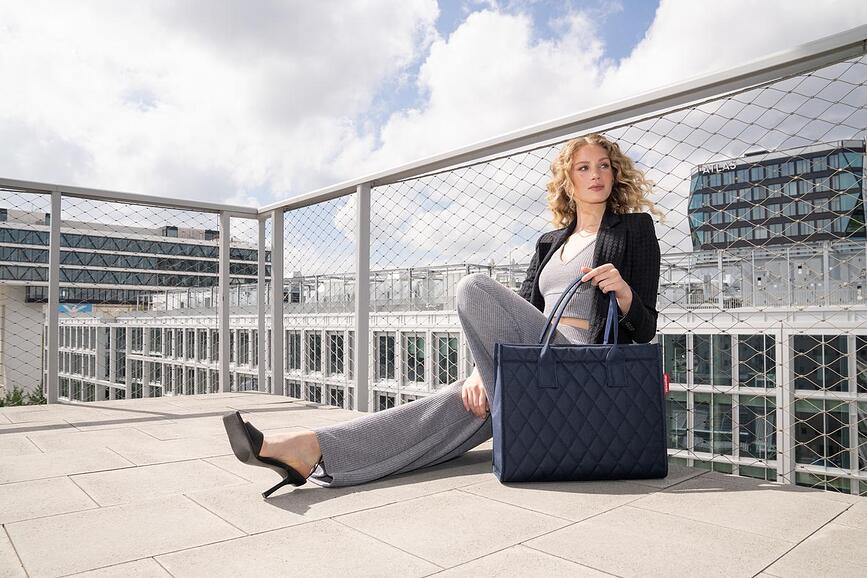 Sac Fourre-tout matelassé, noir