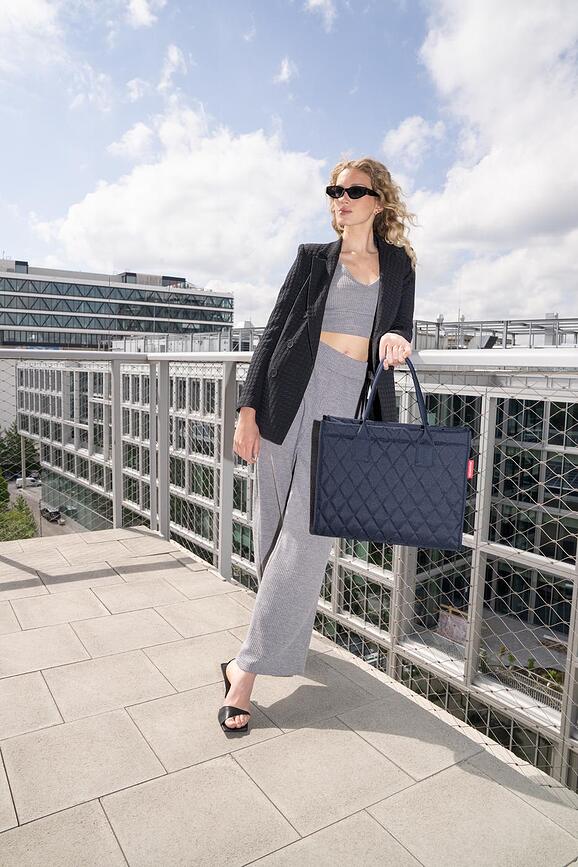 Sac Fourre-tout matelassé, noir