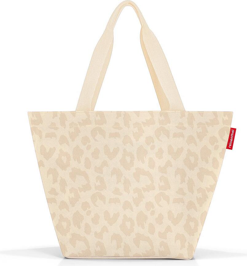 Sac Shopper M recyclé, à pois, beige