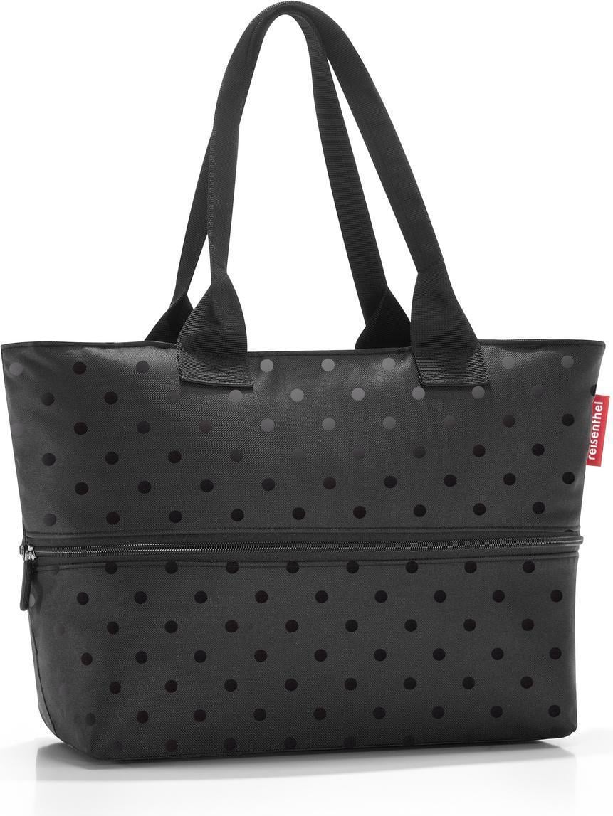 Shopper e1 Tasche, schwarz mit Punkten